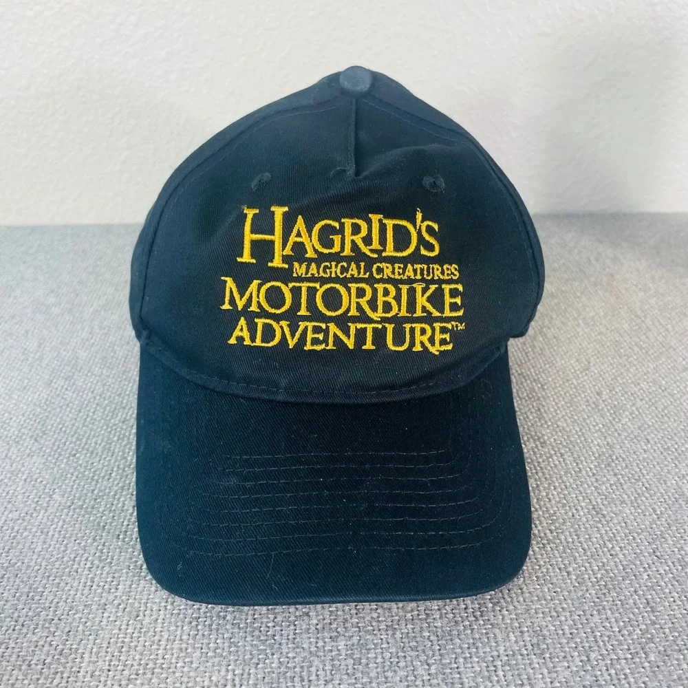 Universal Studios Harry Potter Hagrids Motorbike Adventure Black Baseball Hat